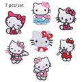 Hello Kitty bætur - 7 í pakka