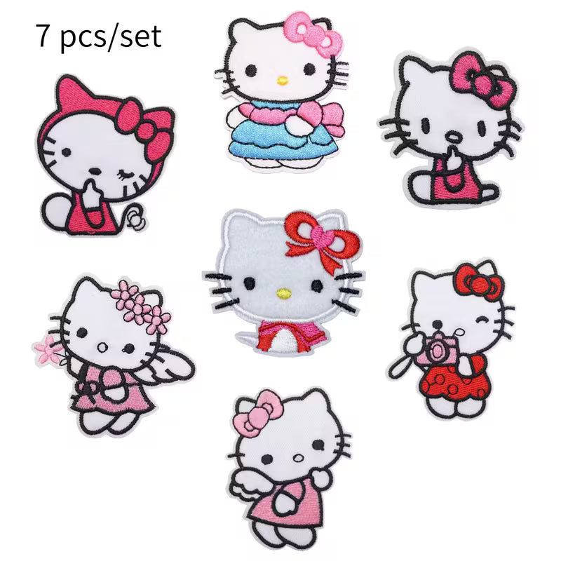 Hello Kitty bætur - 7 í pakka